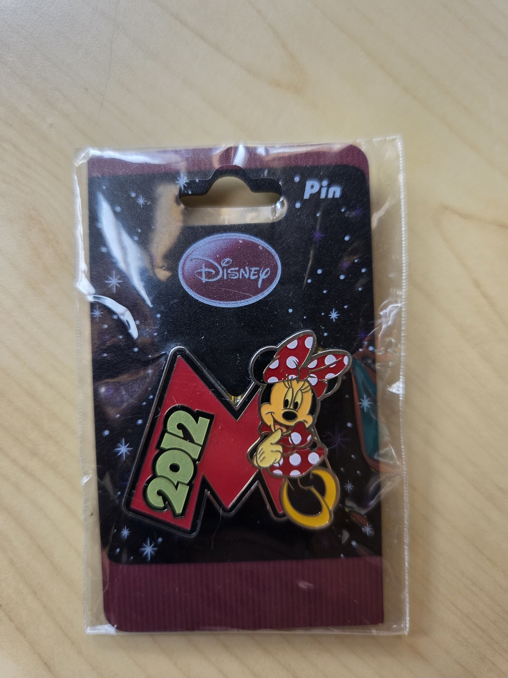 Disney Minnie Mouse 2012 Pin - Red, Yellow & Black